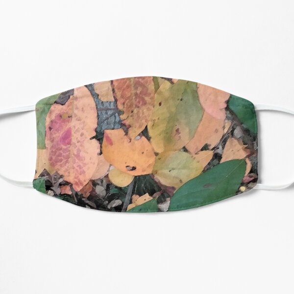 Yellow Leaves Flat Mask