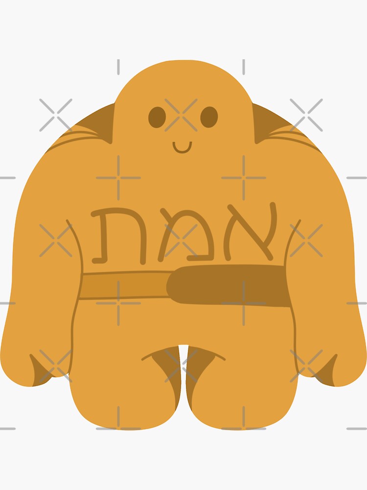 Thumbnail 3 of 3, Sticker, Cute Clay Golem designed and sold by J3WESS.