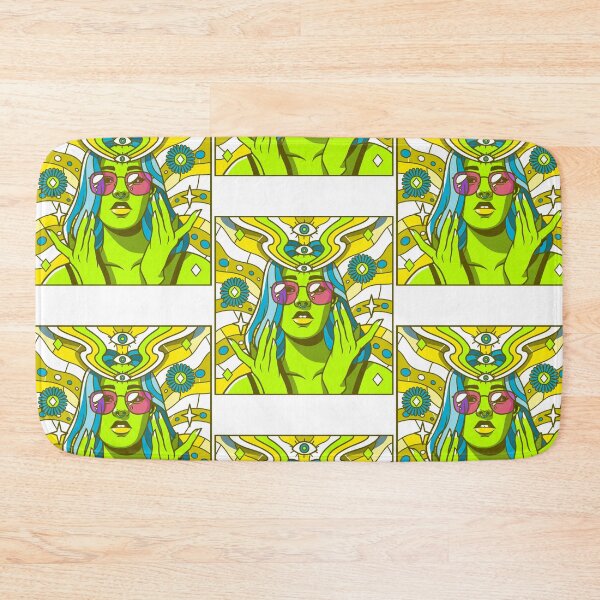Item preview, Martian hippy chick designed and sold by spiritual-tee.