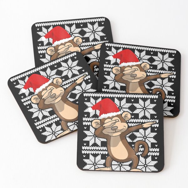 Item preview, UGLY CHRISTMAS SHIRT Dabbing Monkey Dab SANTA X-MAS designed and sold by LenaEhrlichmann.