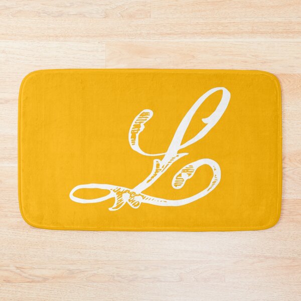 Item preview, Vintage Stylish White Mustard Yellow Monogram Letter L designed and sold by Vintage-TM.