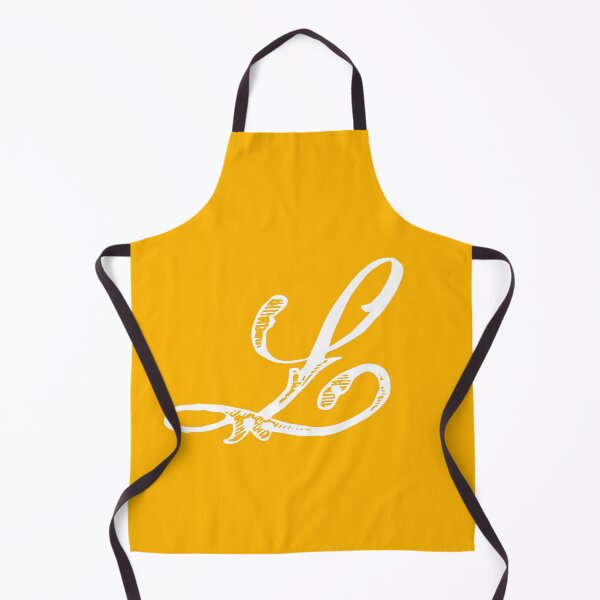 Item preview, Vintage Stylish White Mustard Yellow Monogram Letter L designed and sold by Vintage-TM.