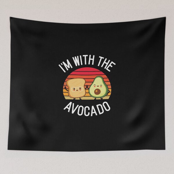 Item preview, I'm with the Avocado, you are the avocado to my toast. designed and sold by Lijo Jose.