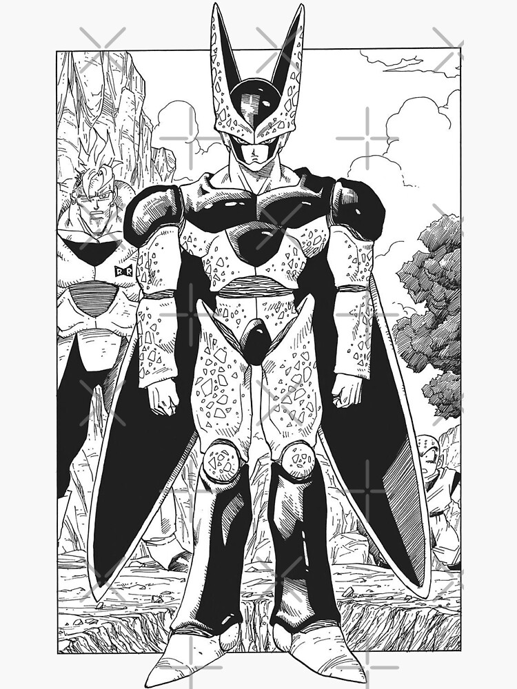 "Dragon Ball Z Cell" Sticker by DontStealWaifu Redbubble