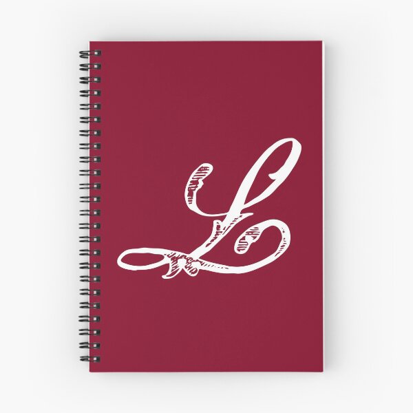 Item preview, Vintage Stylish White Burgundy Red Monogram Letter L designed and sold by Vintage-TM.