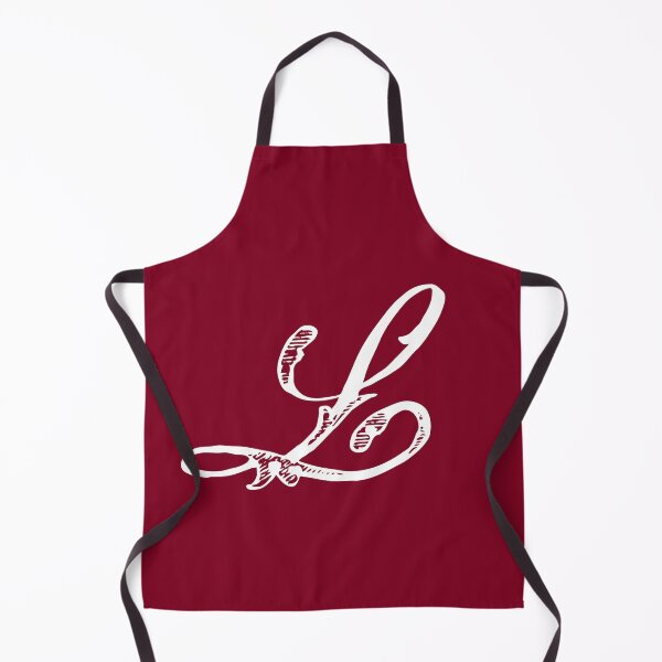 Item preview, Vintage Stylish White Burgundy Red Monogram Letter L designed and sold by Vintage-TM.