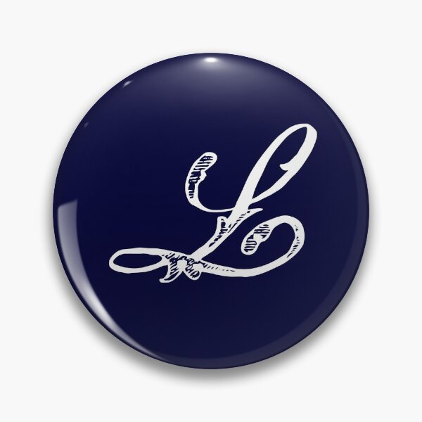 Item preview, Vintage Stylish White Navy Blue Monogram Letter L designed and sold by Vintage-TM.