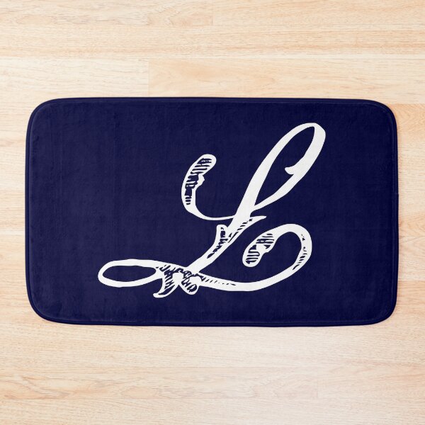 Item preview, Vintage Stylish White Navy Blue Monogram Letter L designed and sold by Vintage-TM.