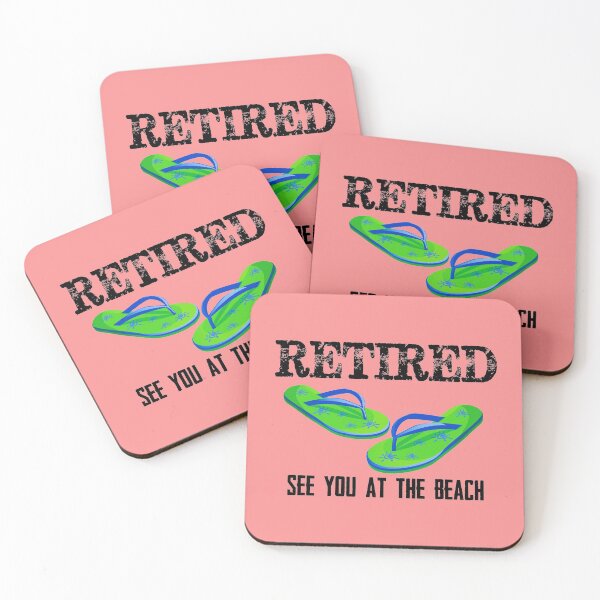 Item preview, Retirement Gifts - Retired See You At The Beach Funny Gag Gift Ideas for Retiring Women & Men At Retirement Party with Flip Flops designed and sold by merkraht.