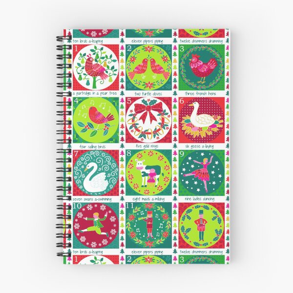 Item preview, 12 Days of Christmas designed and sold by Cressidacarr.
