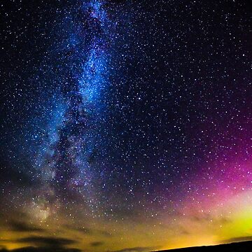 Artwork thumbnail, Milky Way & Aurora by Dave Currie