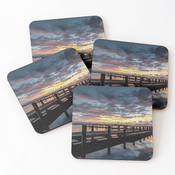 Item preview, Early morning sunrise at dock on the River designed and sold by Steven Kight.