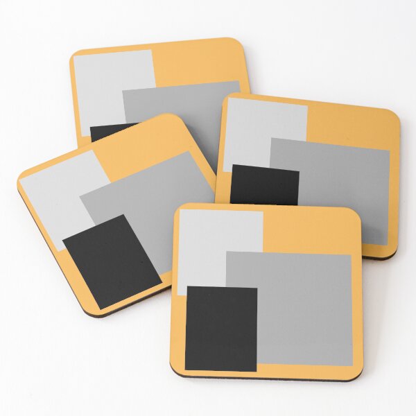 Item preview, Squareds Black and earth yellow-A Lifestyle Of Day designed and sold by Maybellyn.