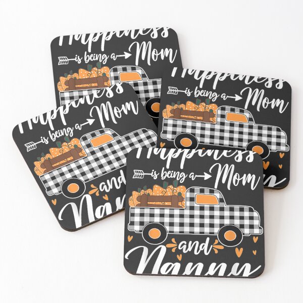 Item preview, Happiness Is Being A Mom And Nanny Pumpkin Gift designed and sold by turiiamon.