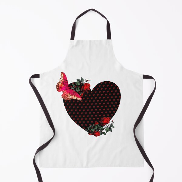 Item preview, Heart with butterfly and roses designed and sold by BiPasternak.