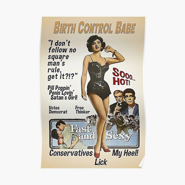 The Birth Control Babe Poster