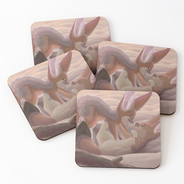 Item preview, Desert Tumbles Cape Foxes designed and sold by Uluri.