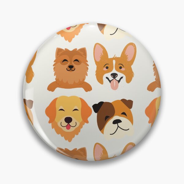 Item preview, Cute dogs face pattern designed and sold by Apoorv Choudhary.