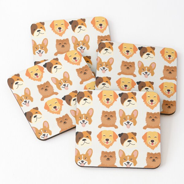 Item preview, Cute dogs face pattern designed and sold by Apoorv Choudhary.