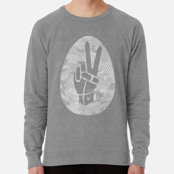 Peace First | Washed Camouflage Lightweight Sweatshirt