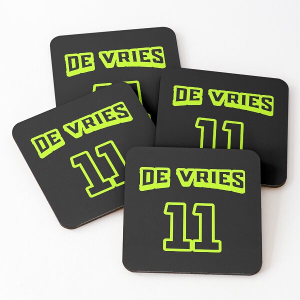 Item preview, De Vries, nummer 11. Jouw achternaam op je shirt met een willekeurig nummer.  designed and sold by Zwembad Vergelijker.