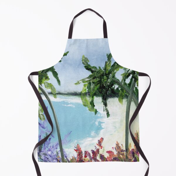 Artikelvorschau, Palms Art Print Seestück Kunst entworfen und verkauft von TatiArtLab.