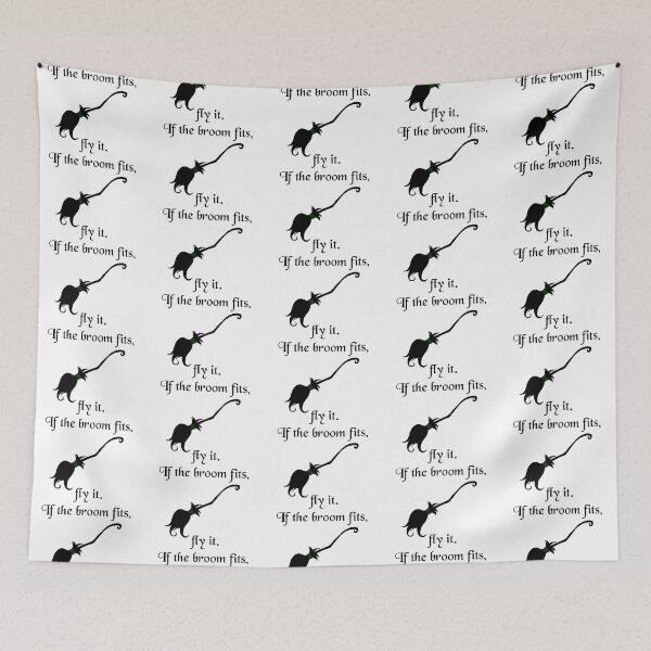 Item preview, Halloween Witches If The Broom Fits Fly It designed and sold by CrossingMolly.