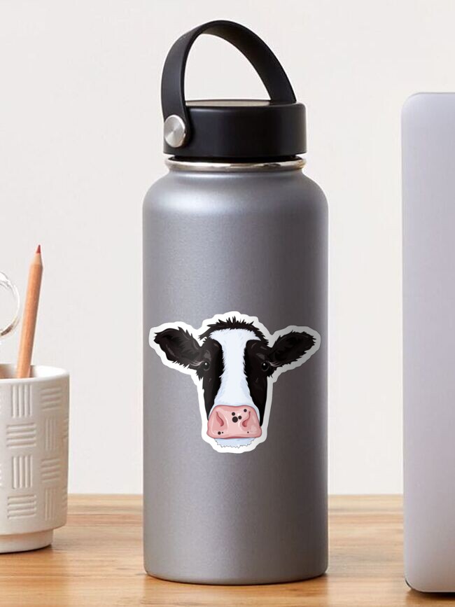 Thumbnail 1 of 3, Sticker, Moo Cow designed and sold by compassionately.