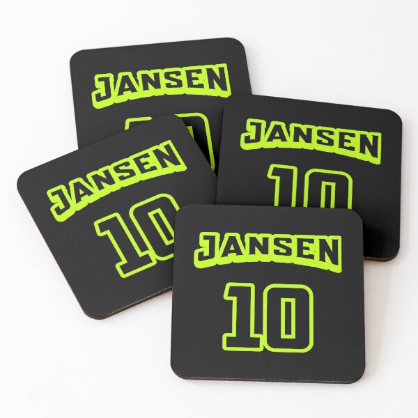 Item preview, Jansen, nummer 10. Jouw achternaam op je shirt met een willekeurig nummer designed and sold by Zwembad Vergelijker.