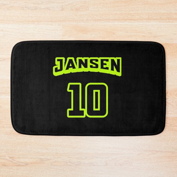 Item preview, Jansen, nummer 10. Jouw achternaam op je shirt met een willekeurig nummer designed and sold by Zwembad Vergelijker.