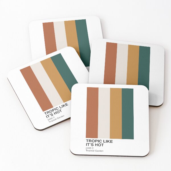 Item preview, Pantone Minimal Design - Neutral Aesthetic Earth Tone Tropical (Beige, Brown, Green) Inspirational Quote designed and sold by lunapantone.