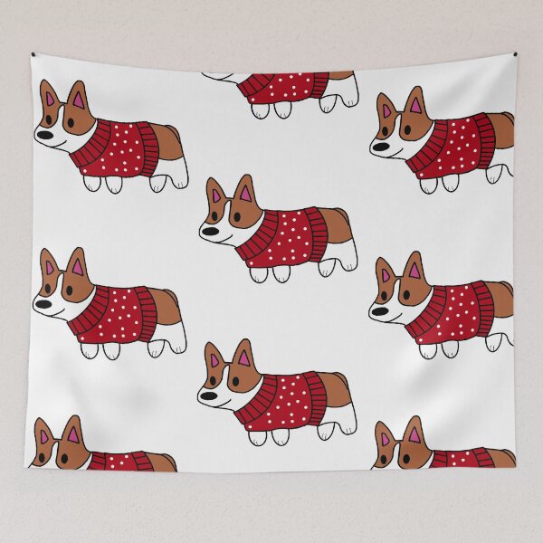 Item preview, Christmas Corgi designed and sold by BellaBella407.