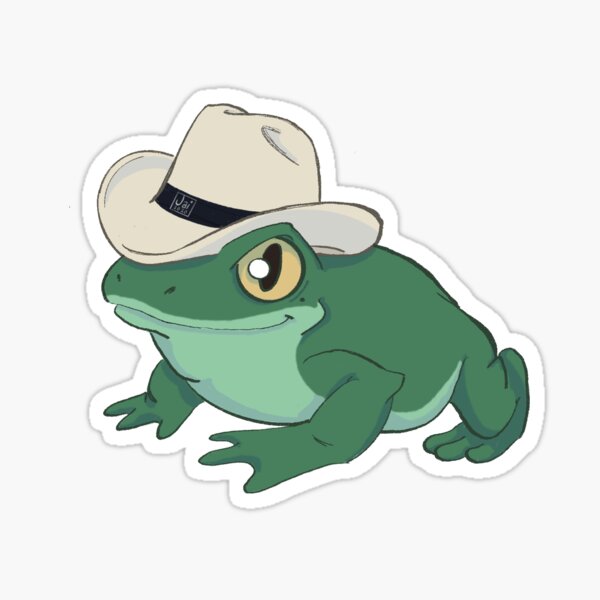 Stetson Frog!Nicole Sticker