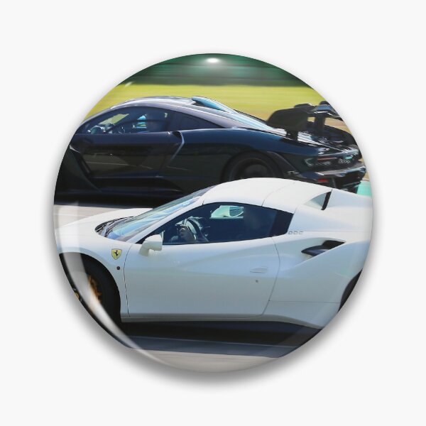 Item preview, McLaren Senna vs Ferrari 488 designed and sold by Peter Kraaibeek | Generative Designs and Car Art.