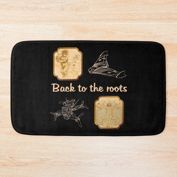 Item preview, FPV drone-related design 'back to the roots' designed and sold by funpix-shop.