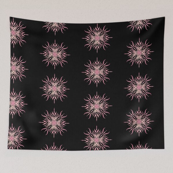 Item preview, Pink abstract fire mandala  designed and sold by mavagraphics.