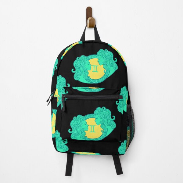 Item preview, Zodiac Star Sign: Vibrant Green and Yellow Gemini Sign designed and sold by LilWildflowers.