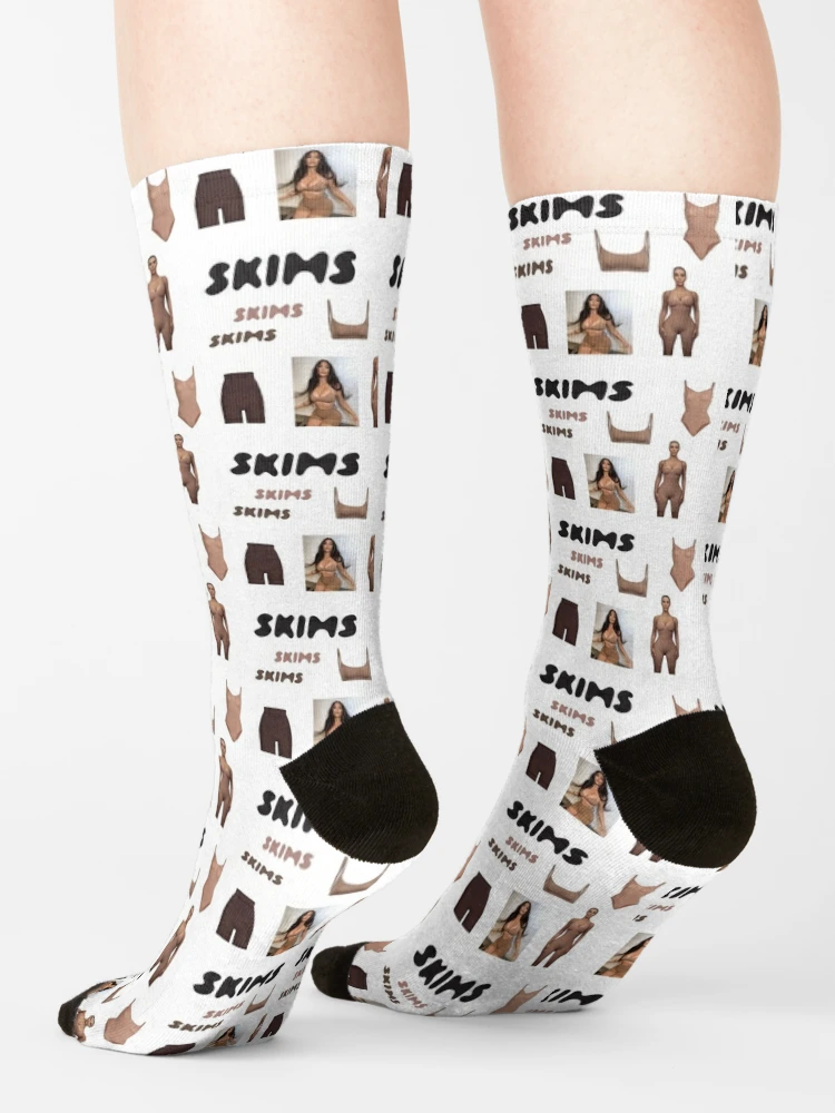 Kim Kardashian West Skims Sticker Pack - 2020 Keeping Up With the  Kardashians KUWTK Vogue Poster Crying Meme Fashion Face Quotes Funny Cute  Age Birthday Instagram Popular Trending Reality Cool Hype Socks