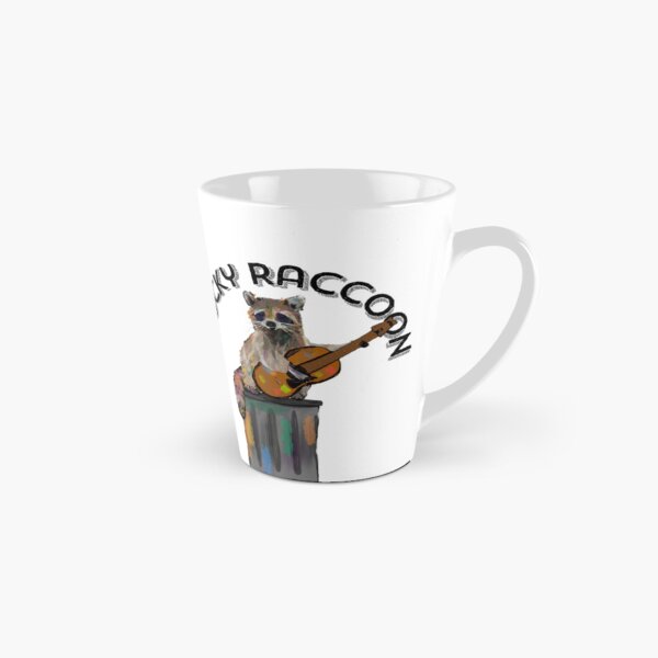 Item preview, Rocky Raccoon Guitar playing Raccoon Beatles - text  designed and sold by peterdrawings.