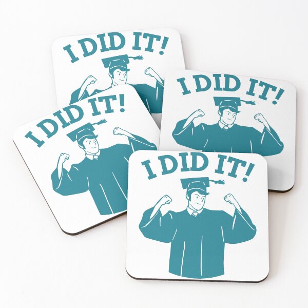 Item preview, I did it! Ik heb mijn diploma gehaald. Super goed! designed and sold by Zwembad Vergelijker.