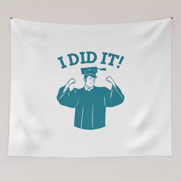 Item preview, I did it! Ik heb mijn diploma gehaald. Super goed! designed and sold by Zwembad Vergelijker.