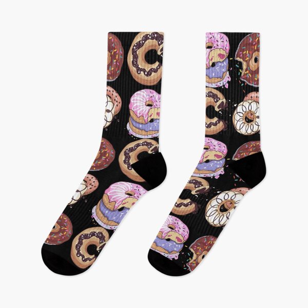Item preview, Sprinkled Pink and Purple Donuts designed and sold by TeesForNerds.