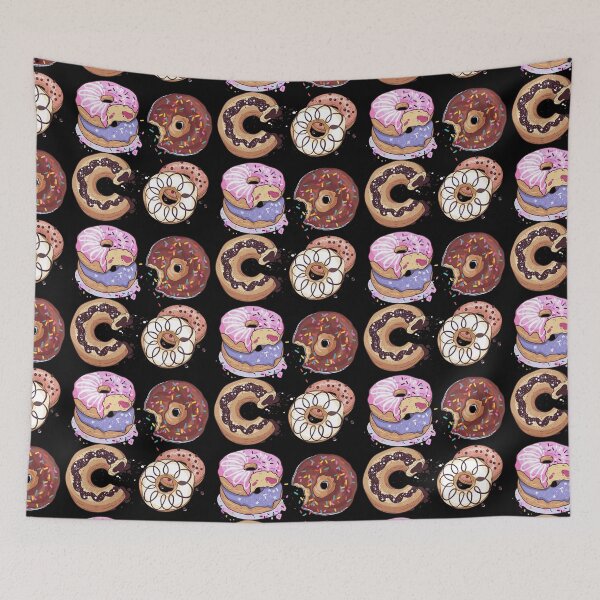 Item preview, Sprinkled Pink and Purple Donuts designed and sold by TeesForNerds.