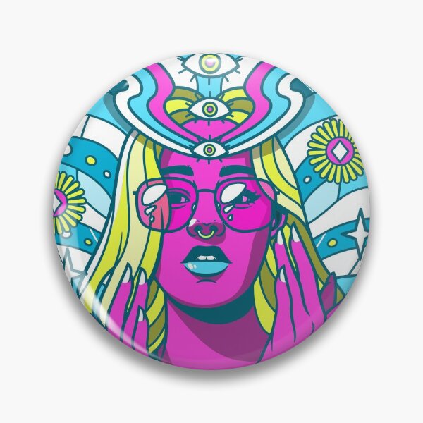 Item preview, Pink hippy chick designed and sold by spiritual-tee.