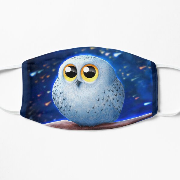 Schneeeule Flache Maske