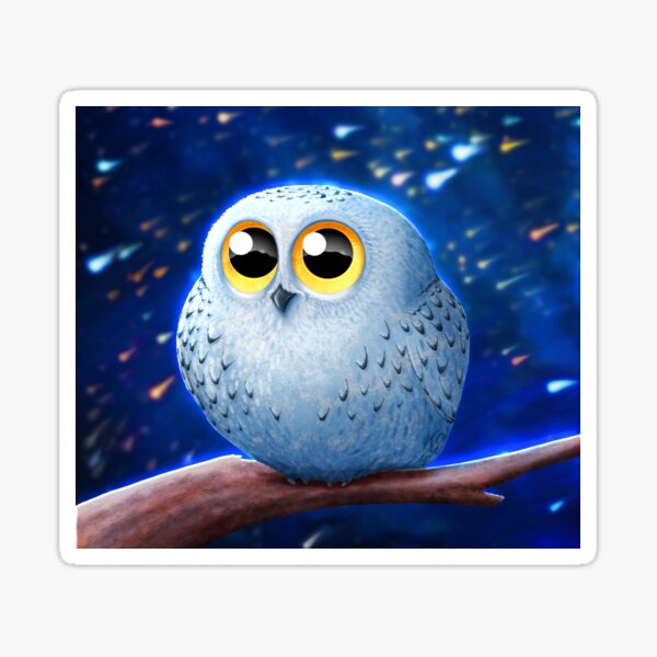 Schneeeule Sticker