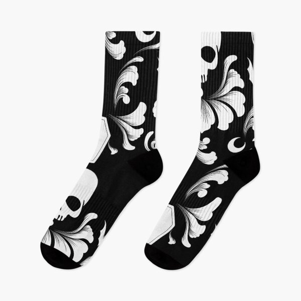 Item preview, Skull Damask Pattern designed and sold by Syphi.
