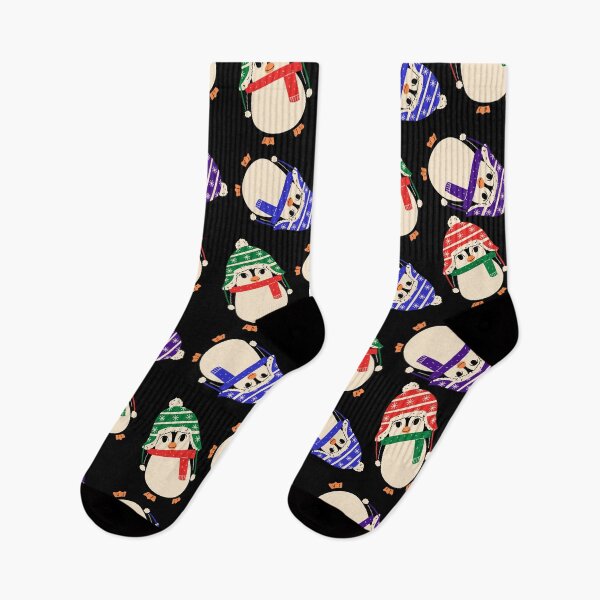 Item preview, Cute Penguins Wearing Winter Hats Christmas Penguins designed and sold by TeesForNerds.