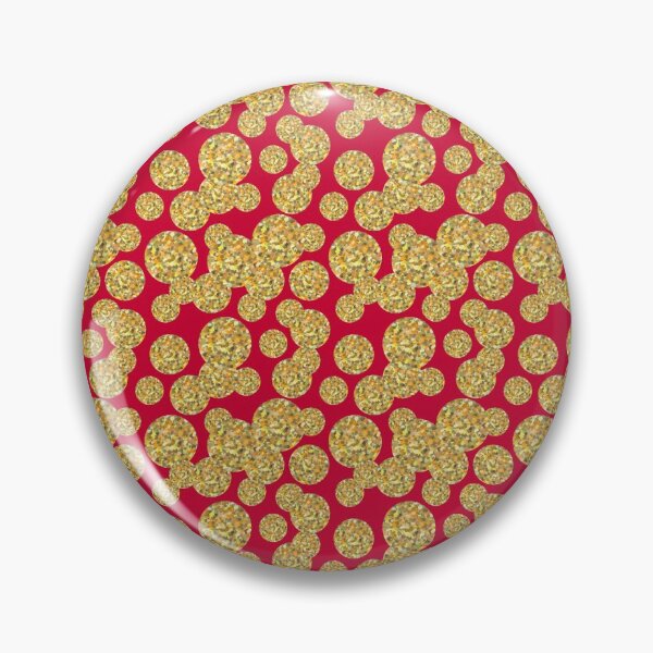 Aperçu de l'œuvre cercles jaunes abstraits avec des taches multiples nuances de jaune sur fond rouge créée et vendue par panyulia21.