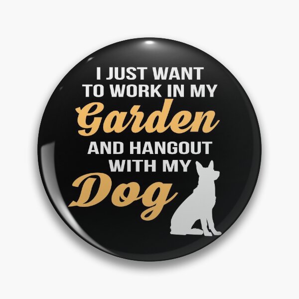 Item preview, Garden Work and Hangout with my Dog designed and sold by shirtystar.